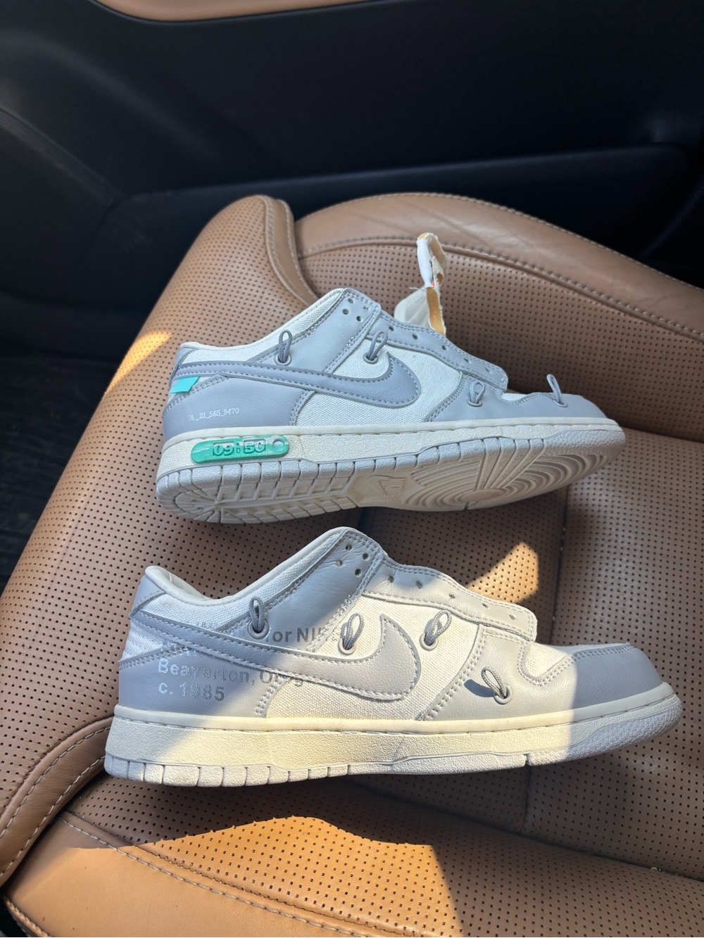 Off-White x Nike Dunk Low 'Dear Summer - 09 of 50' DM1602-109 size 38